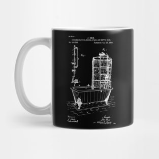 Bathroom shower bath patent 1890 Mug